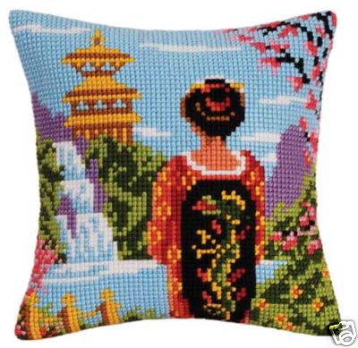 Original 'Waterfalls of Japan' design from Vervaco