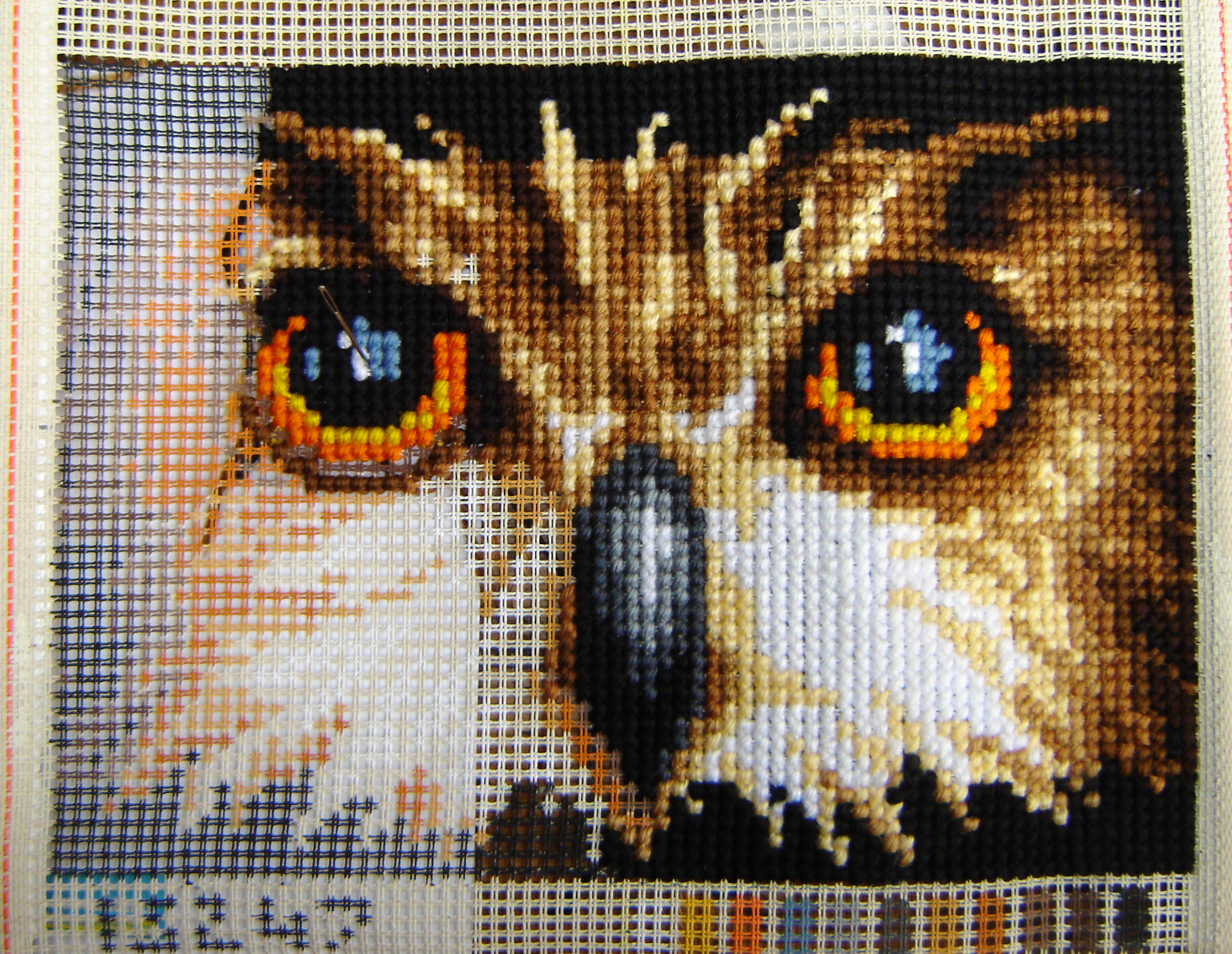 Work-in-progress picture showing the original design
