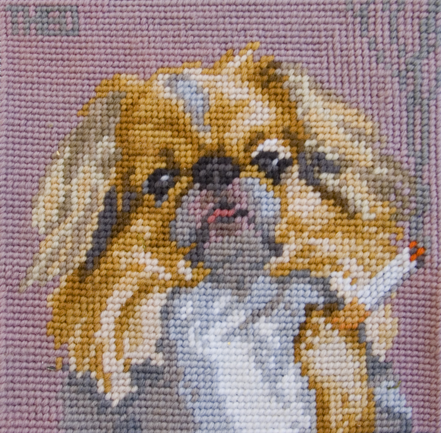 'Japanese Spaniel' from the series 'Smoking Dogs'