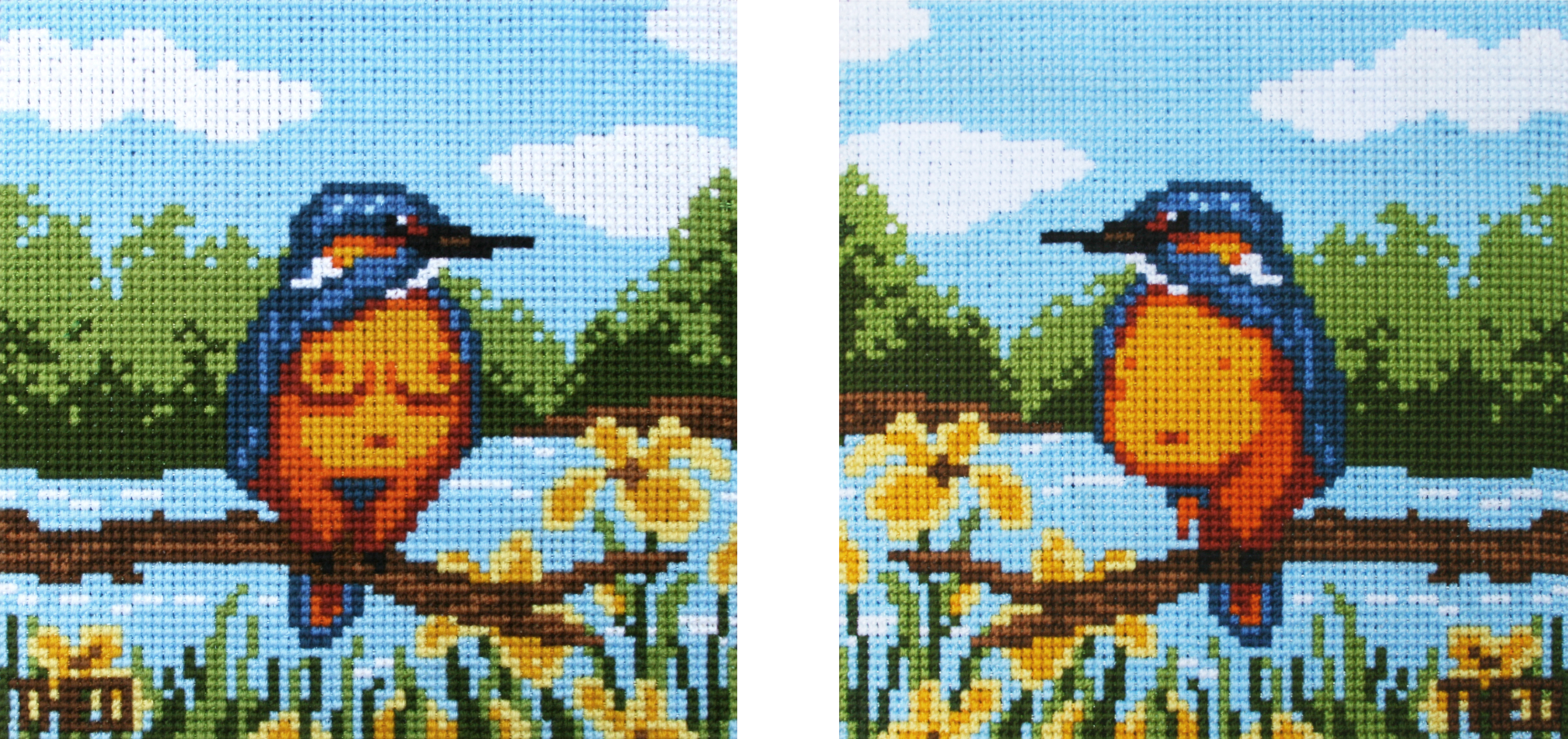 ‘KINGFISHERS’ diptych